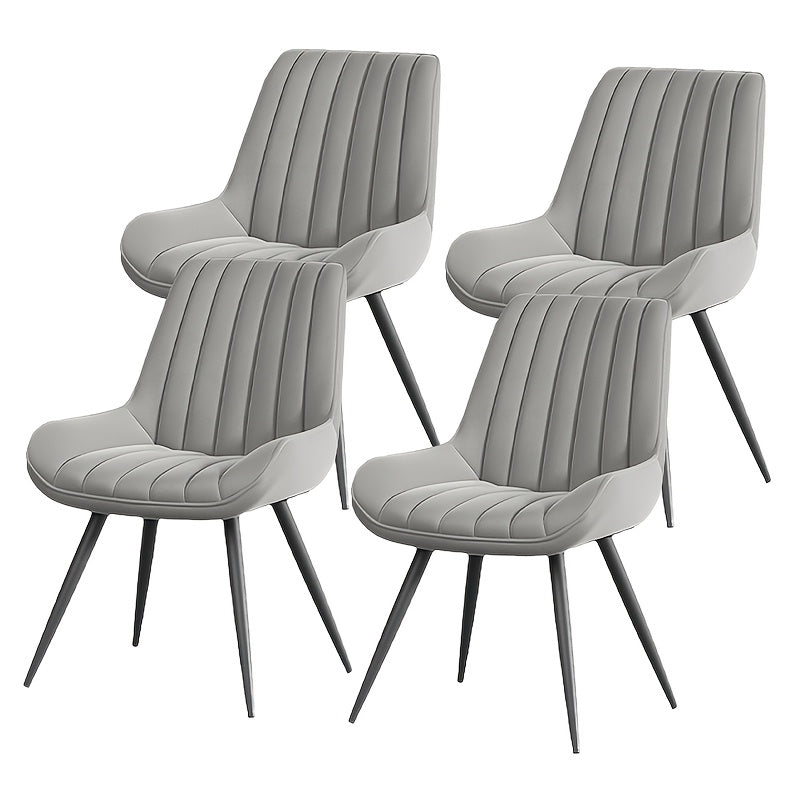 Modern Dining Chairs Set Of 2\u002F4! Comfy Dining Room Chairs Reception Chair with Thick Cushions, Upholstered Fabric Kitchen Side Chairs with Metal Legs Suitable for Office Bar Kitchen Dining Room
