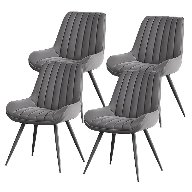 Modern Dining Chairs Set Of 2\u002F4! Comfy Dining Room Chairs Reception Chair with Thick Cushions, Upholstered Fabric Kitchen Side Chairs with Metal Legs Suitable for Office Bar Kitchen Dining Room