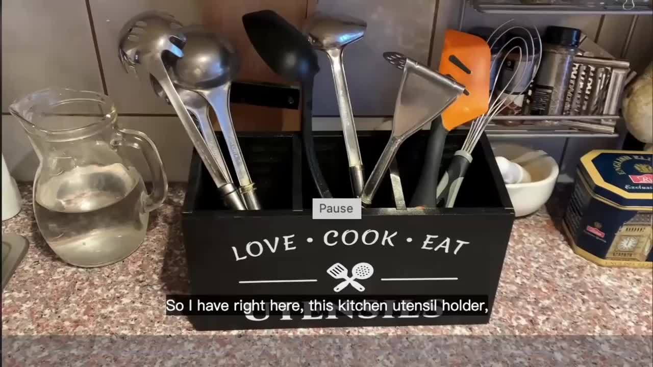 1pc Desktop Tableware Storage Box - Organize Kitchen, Bedroom, Desk With Grids, Wooden Chopsticks Sorting, Finishing Shelf, And Multi-Purpose Household Storage Solution - Perfect New Year Spring Festival Gift Supplies