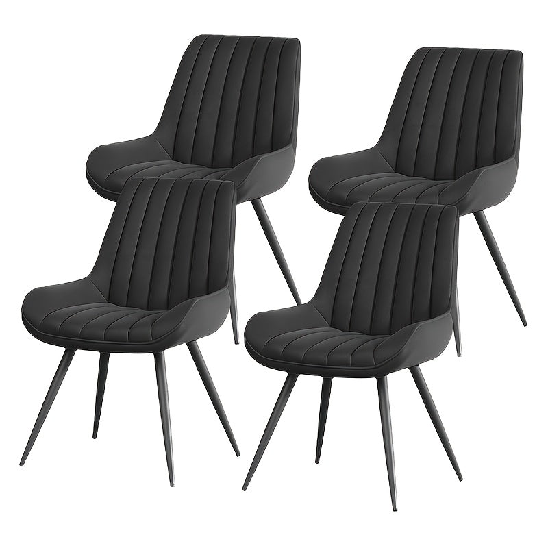 Modern Dining Chairs Set Of 2\u002F4! Comfy Dining Room Chairs Reception Chair with Thick Cushions, Upholstered Fabric Kitchen Side Chairs with Metal Legs Suitable for Office Bar Kitchen Dining Room